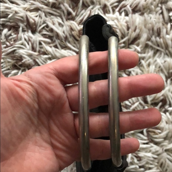 Authentic Prada bag with metal straps - Picture 2 of 8